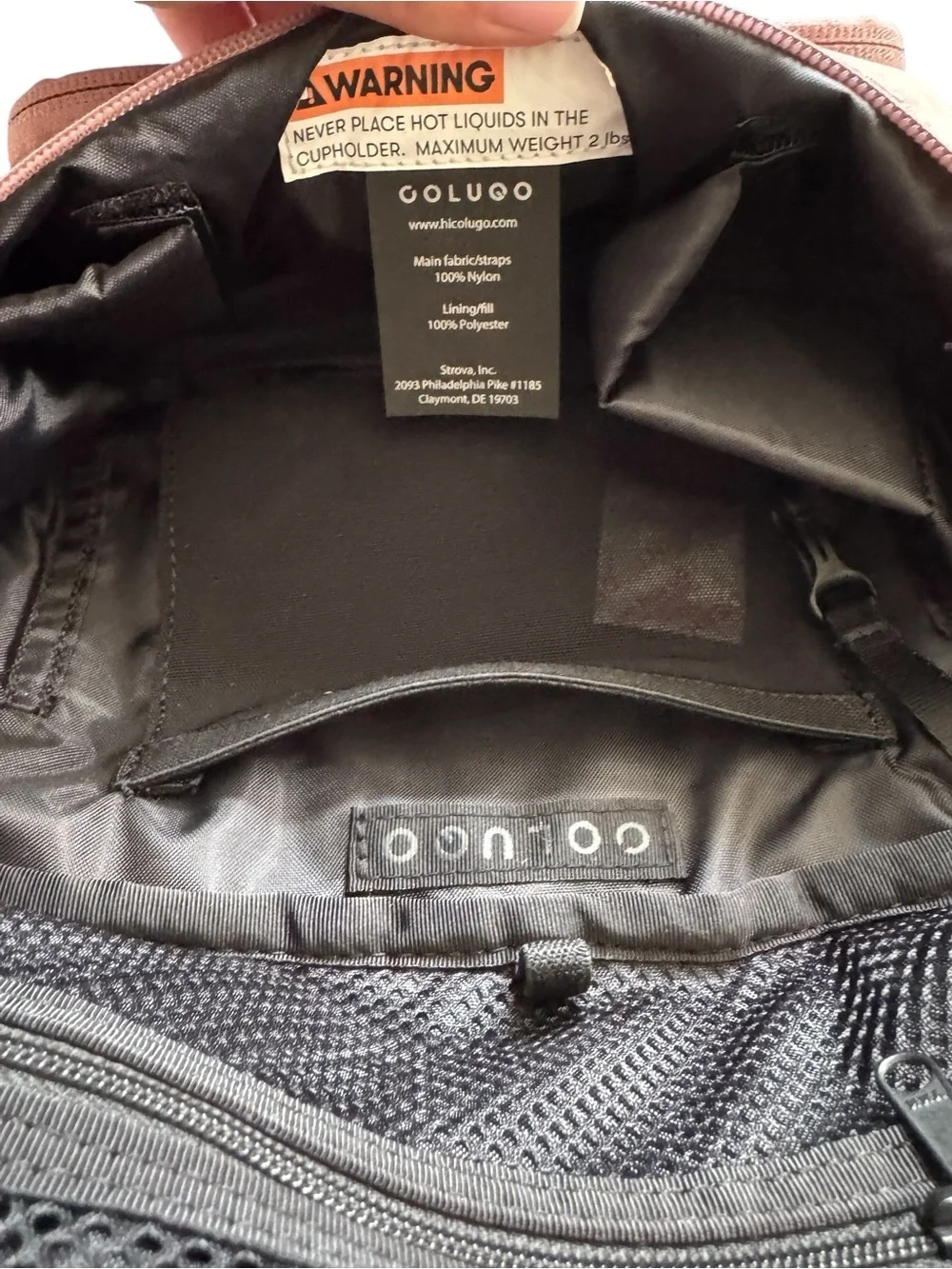 Colugo Pink Stroller Organizer Bag